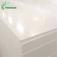 Premium High Glossy White Color 18mm PVC Celuka Board For Furniture